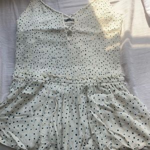 Smocked peplum top